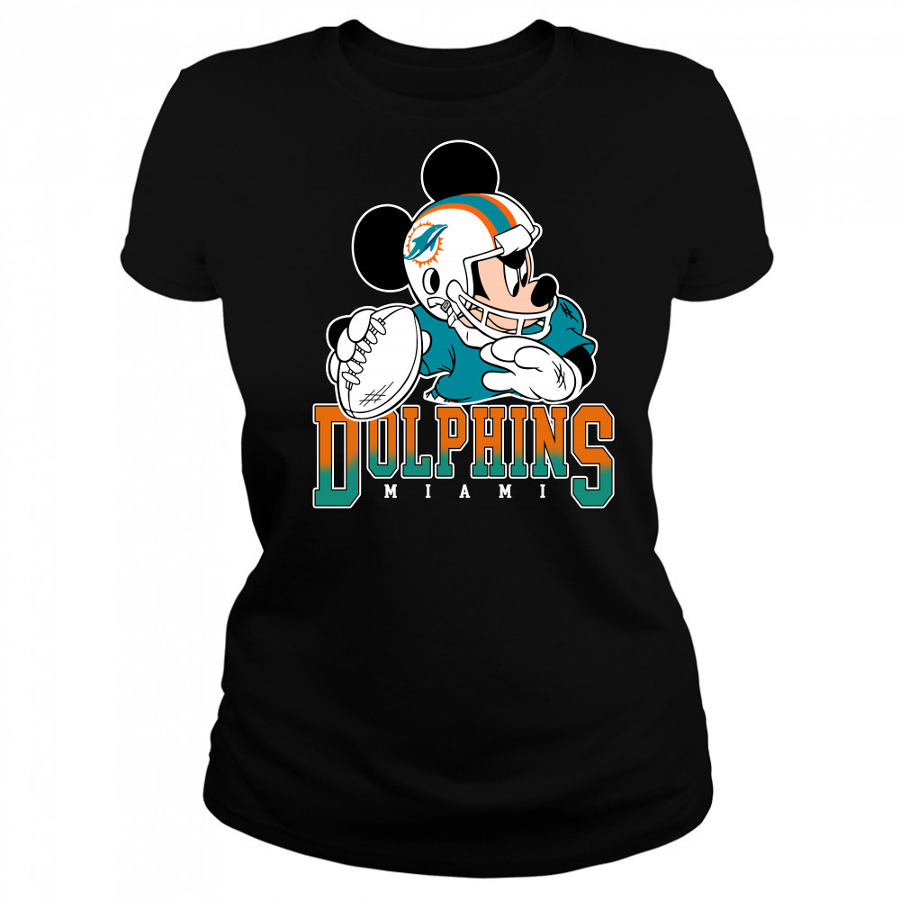 Miami Dolphins Disney Mickey shirt Women's T-shirt