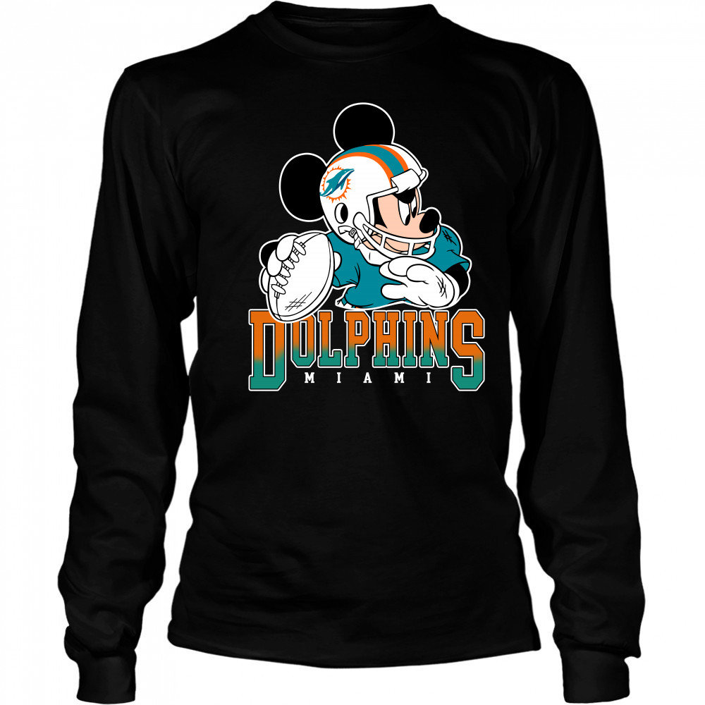 Miami Dolphins Disney Mickey shirt Long Sleeved