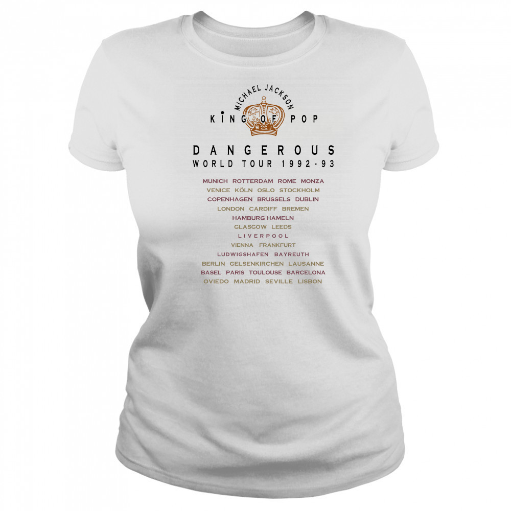 Michael Jackson Dangerous World Tour 1992-93 T-Shirt Women's T-shirt