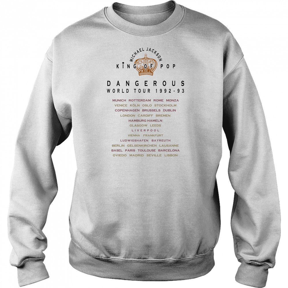 Michael Jackson Dangerous World Tour 1992-93 T-Shirt Hoodie