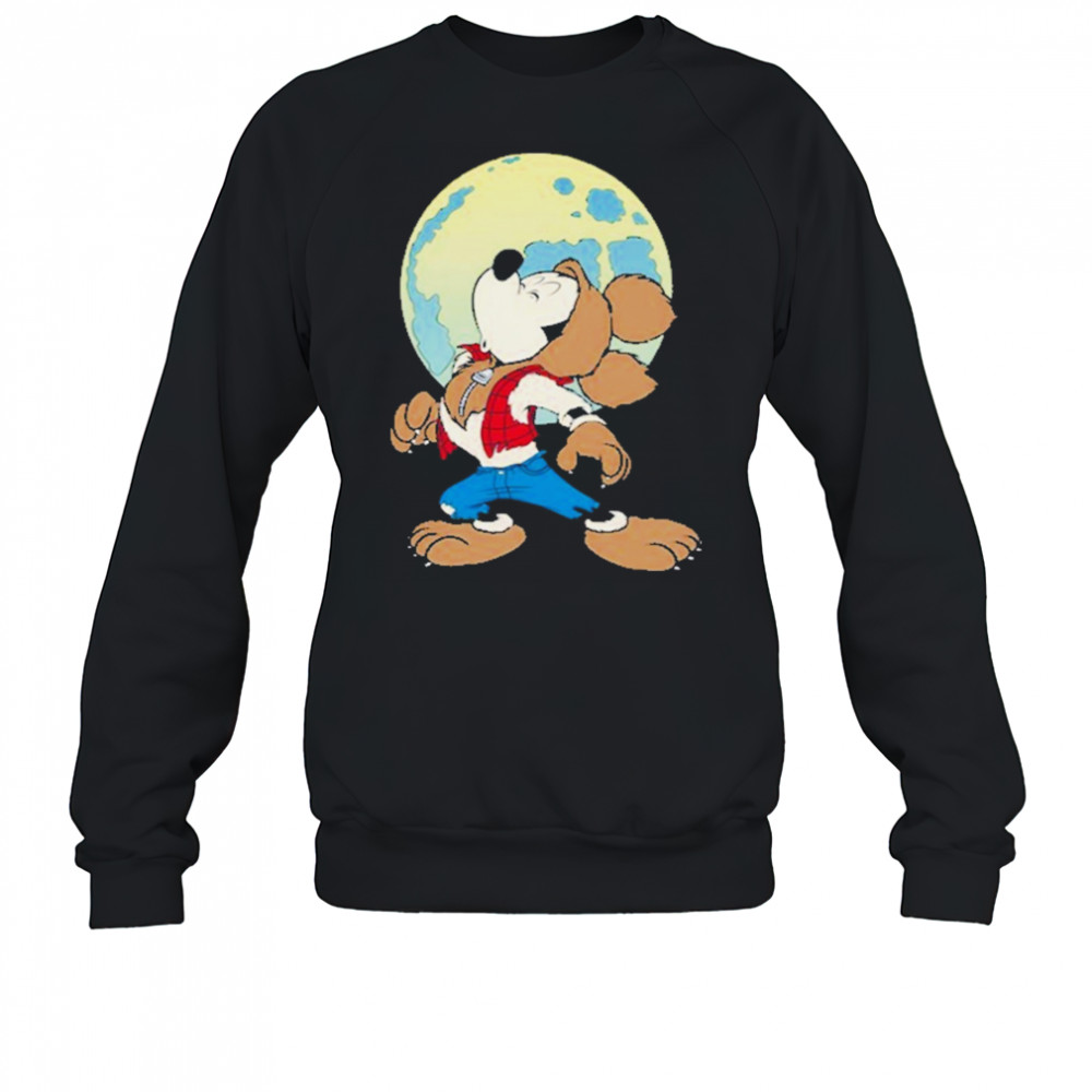 Mickey Mouse In Werewolf Halloween Shirt Sweatshirt