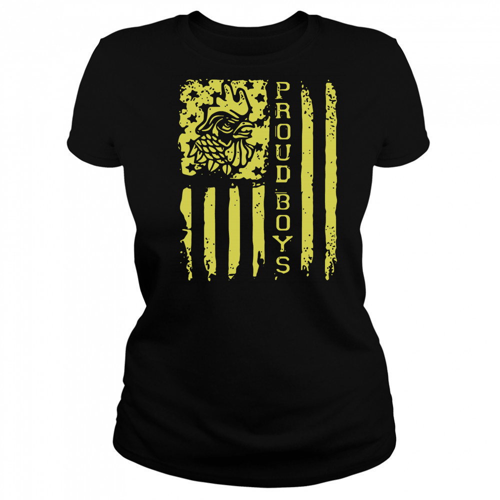 Proud Boys American flag Independence day shirt Women's T-shirt