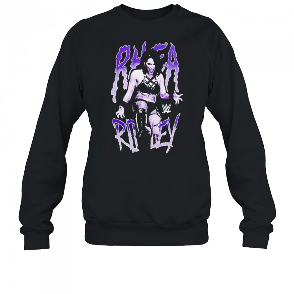 Rhea Ripley Kicking Portrait Girls Shirt Sweatshirt