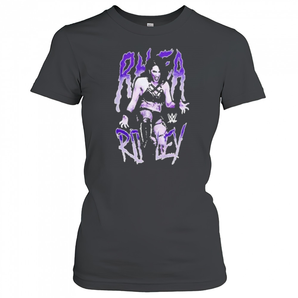 Rhea Ripley Kicking Portrait Girls Shirt Women's T-shirt