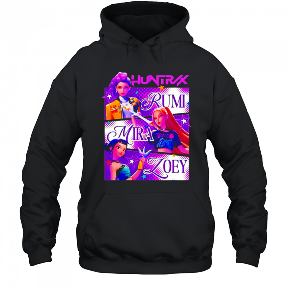 RumI zoey mira huntrix girls kpop demon hunters shirt Hoodie