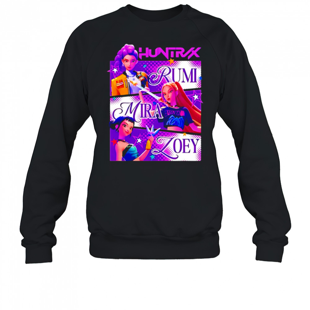 RumI zoey mira huntrix girls kpop demon hunters shirt Sweatshirt