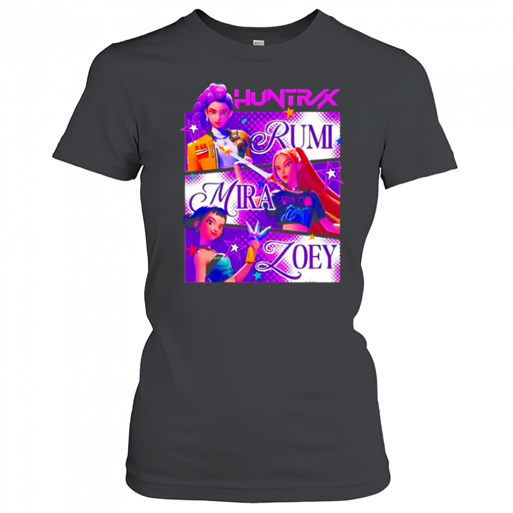 RumI zoey mira huntrix girls kpop demon hunters shirt Women's T-shirt