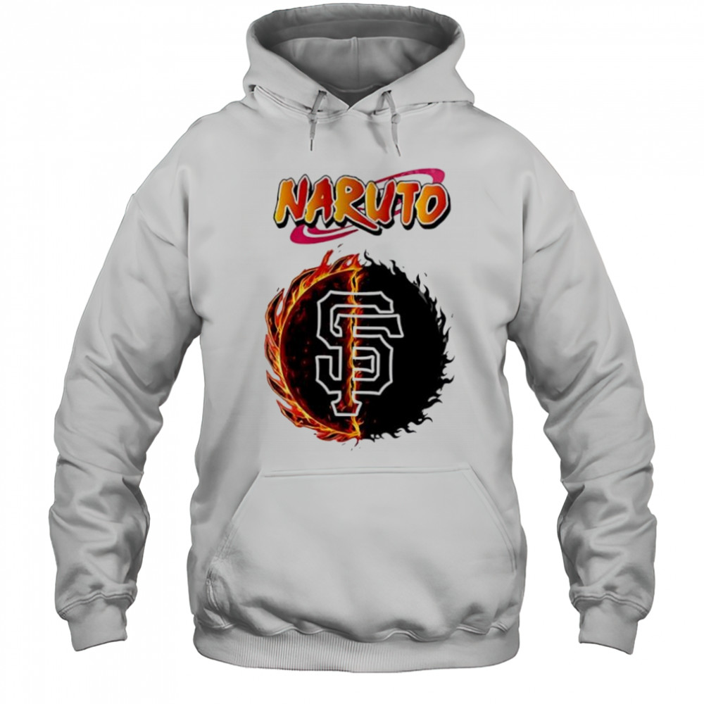 San francisco giants mlb collab naruto and sasuke 2025 baseball shirt Hoodie