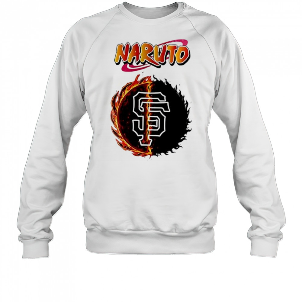San francisco giants mlb collab naruto and sasuke 2025 baseball shirt Sweatshirt