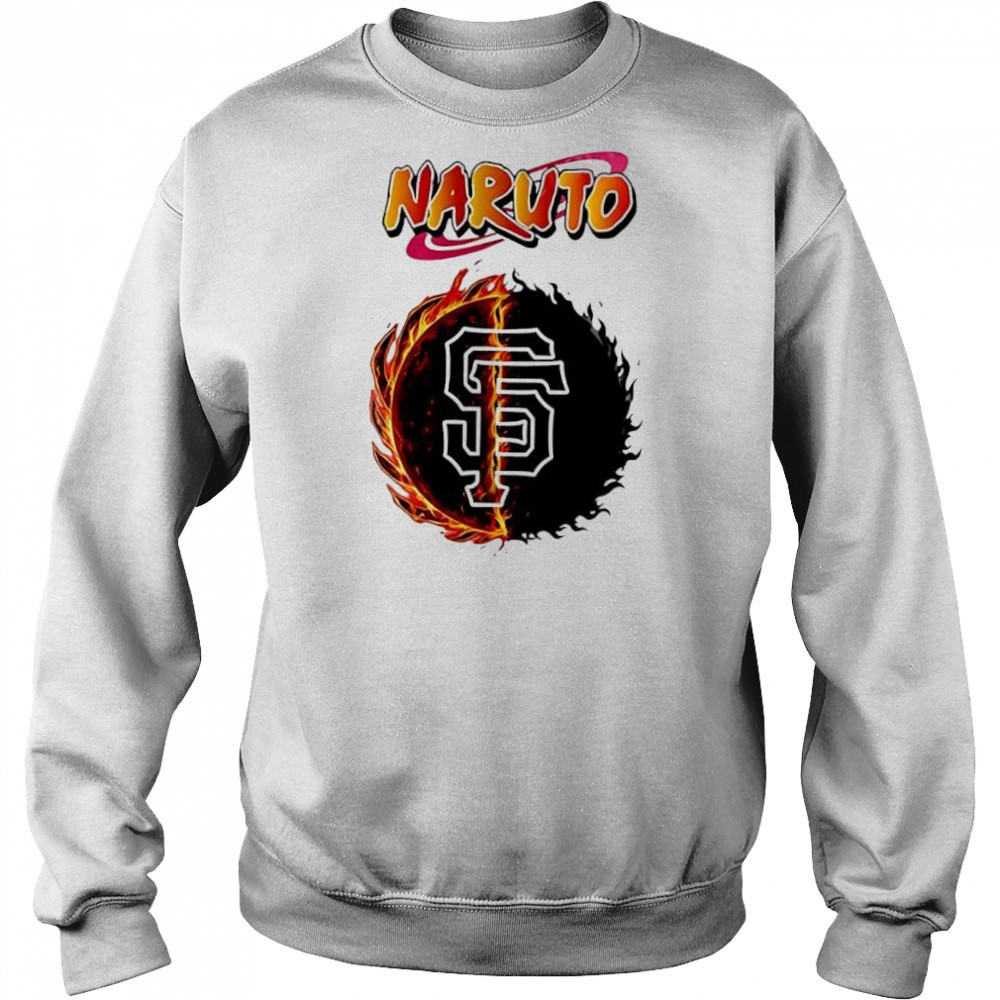 San francisco giants mlb collab naruto and sasuke 2025 baseball shirt Hoodie