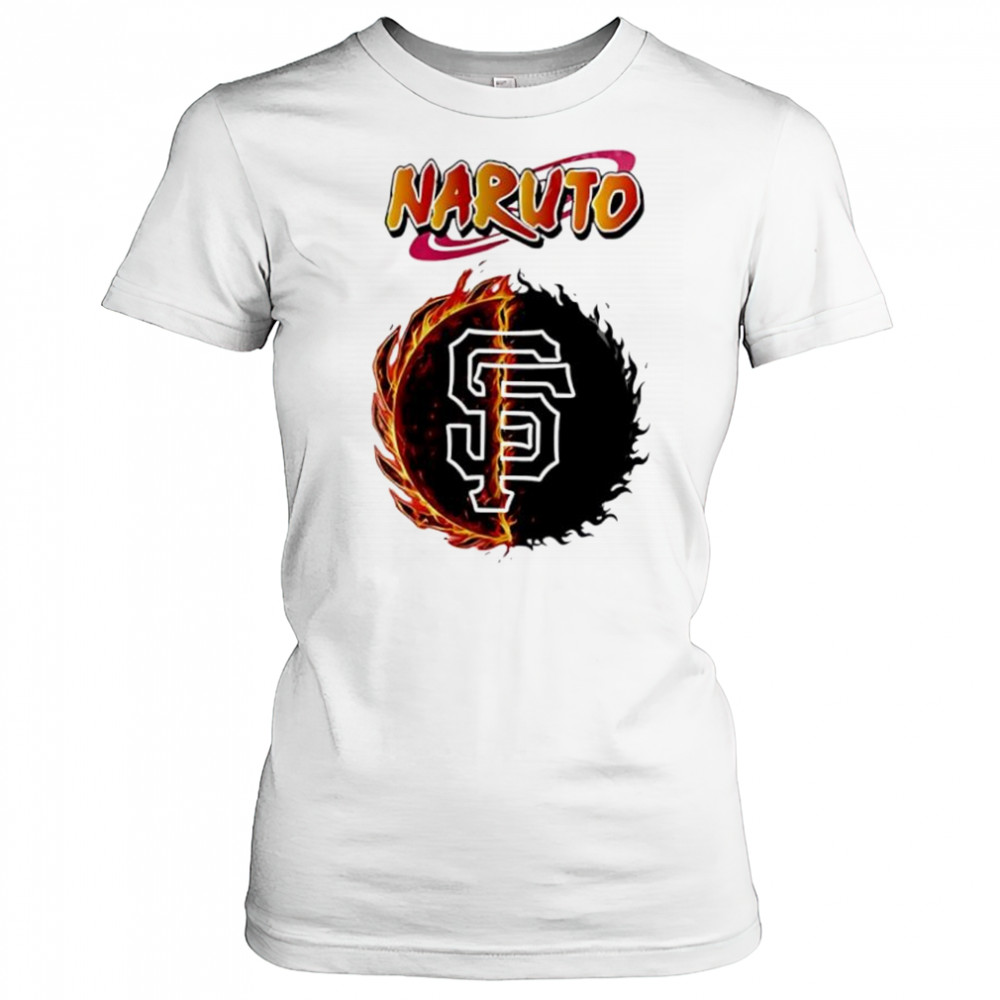 San francisco giants mlb collab naruto and sasuke 2025 baseball shirt Women's T-shirt