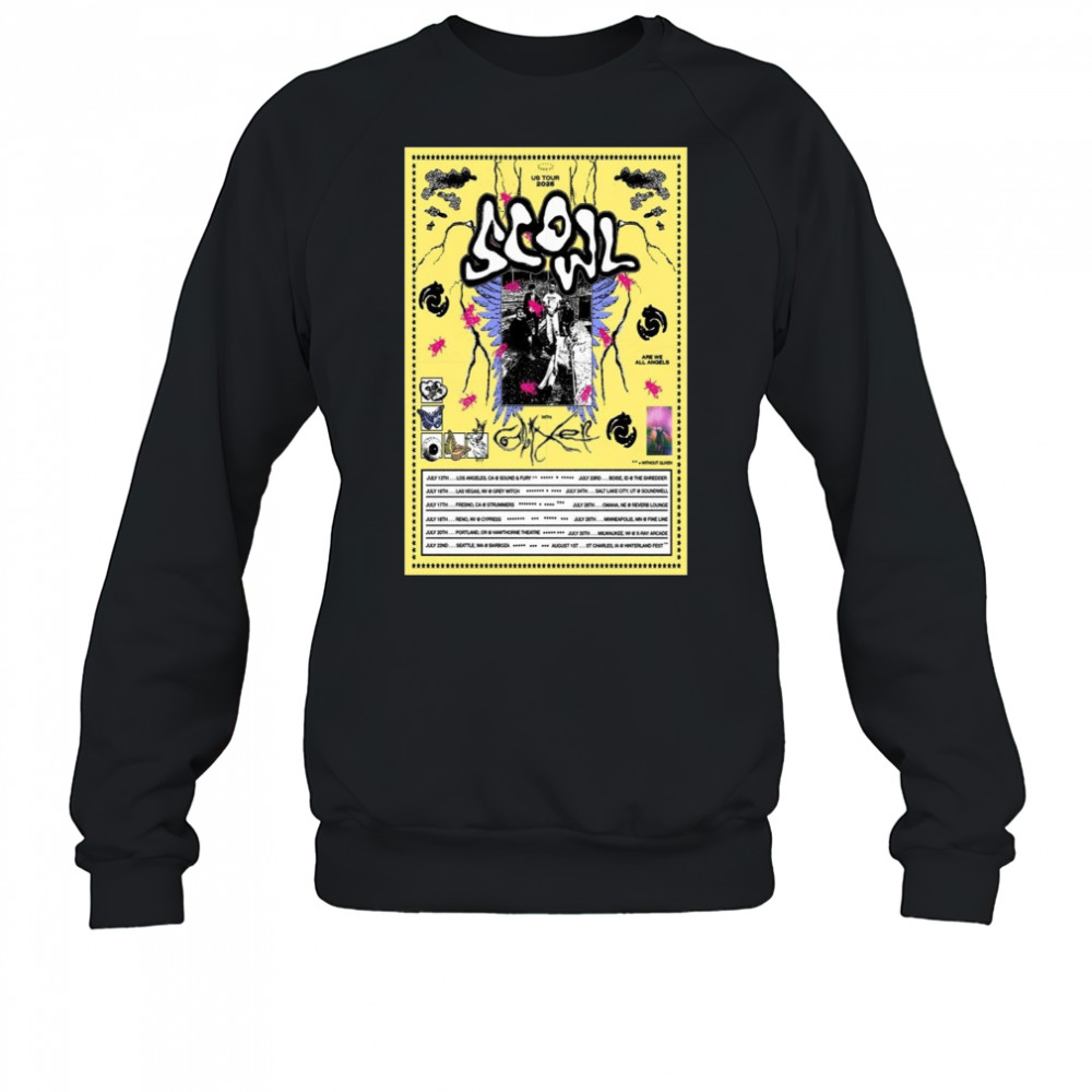 Scowl 2025 United States Tour Show Poster Shirt Sweatshirt