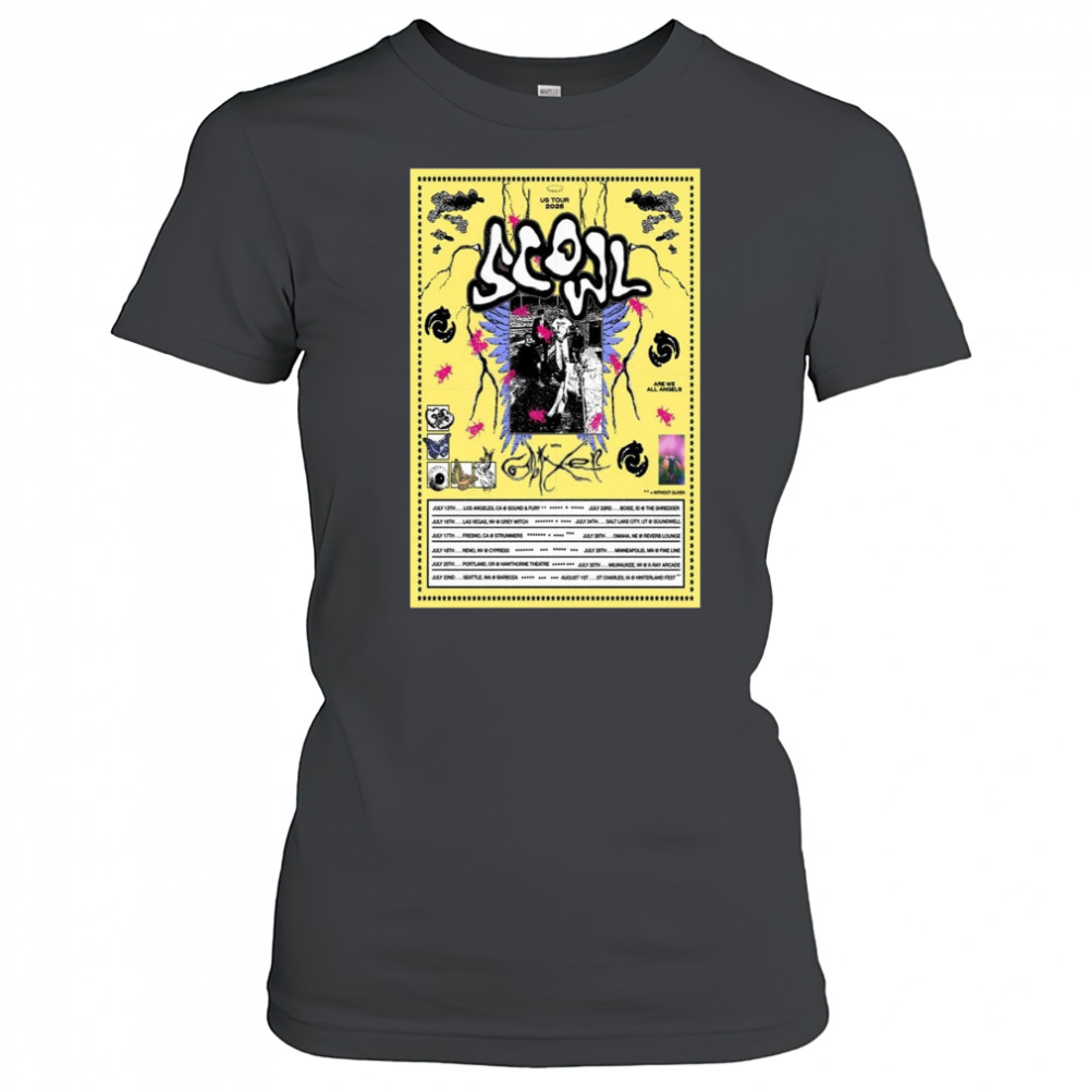 Scowl 2025 United States Tour Show Poster Shirt Women's T-shirt