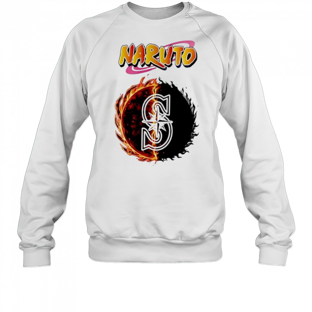Seattle mariners mlb collab naruto and sasuke 2025 baseball shirt Sweatshirt