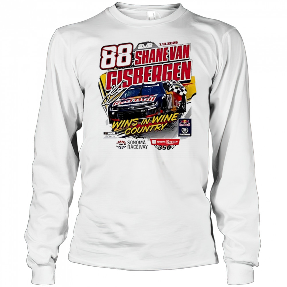 Shane Van Gisbergen Checkered Flag Sports 2025 Shirt Long Sleeved