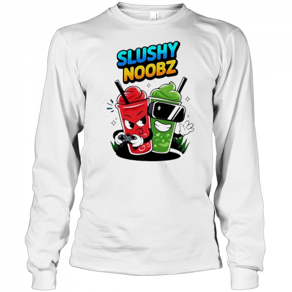 Slushy Noobz Martin and Hamzah Gamer shirt Long Sleeved