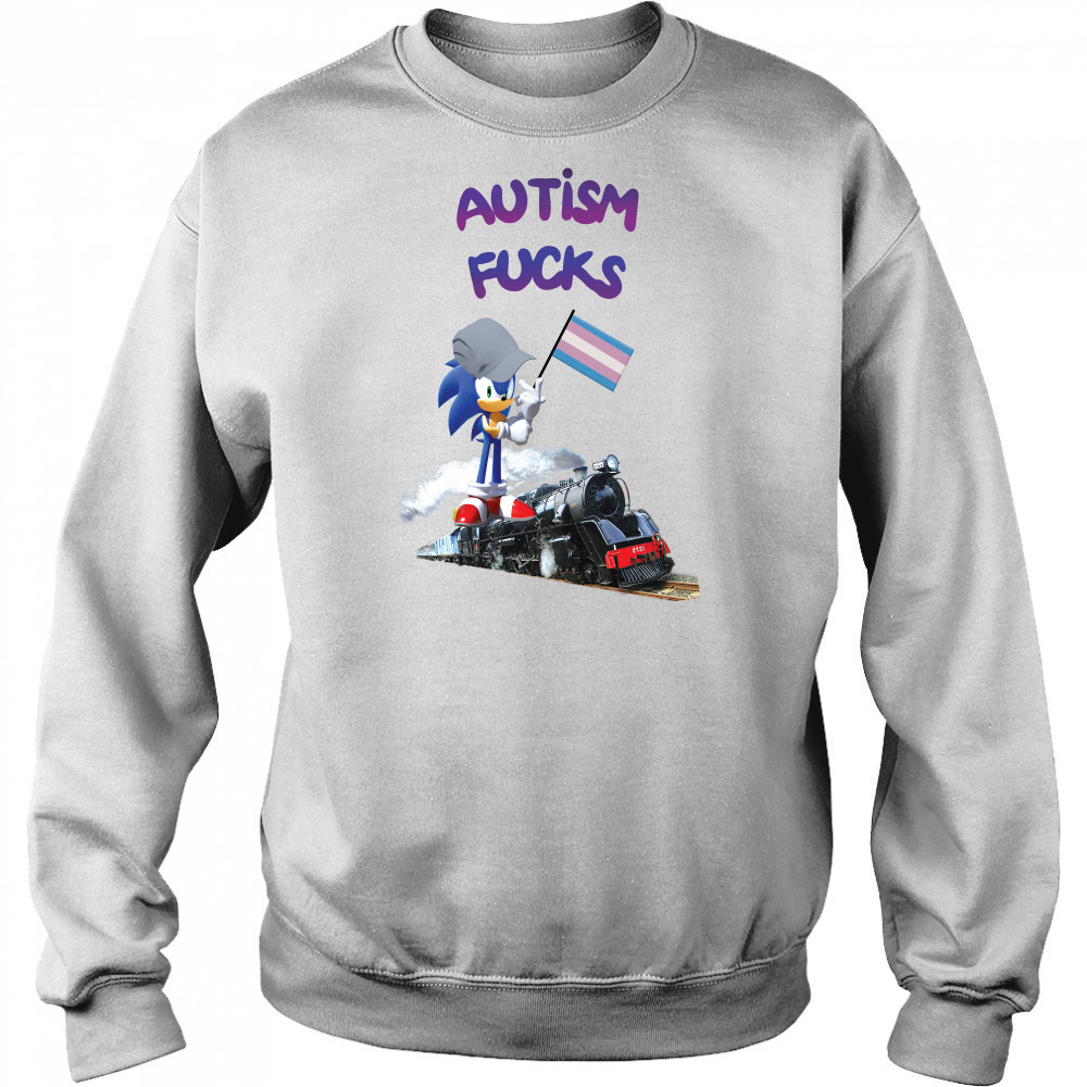 Sonic Autism Fucks On Train Shirt Hoodie