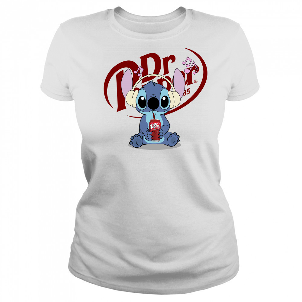 Stitch listen music drink Dr Pepper shirt Women's T-shirt
