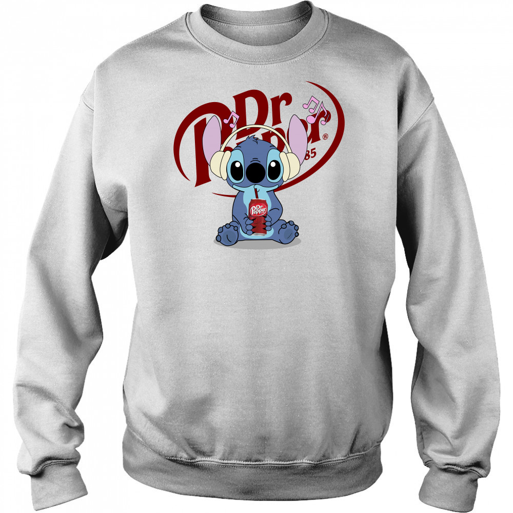 Stitch listen music drink Dr Pepper shirt Hoodie