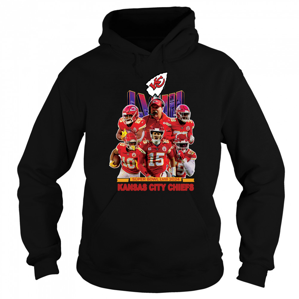 Super Bowl LVIII 2024 Kansas City Chiefs T-shirt Sweatshirt