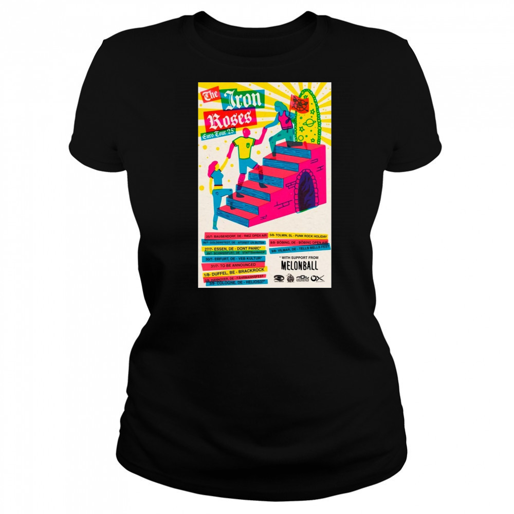 The Iron Roses Euro Tour Poster T-Shirt Women's T-shirt