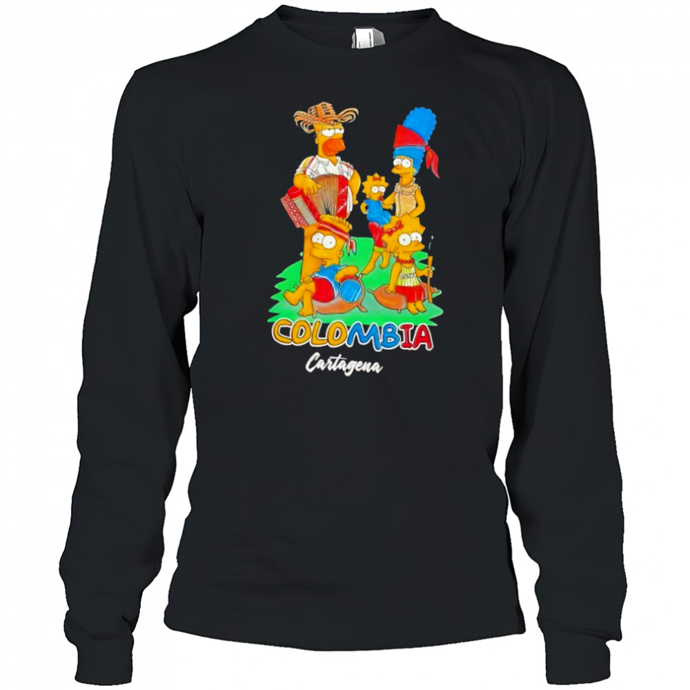 The Simpsons Columbia Cartagena shirt Long Sleeved