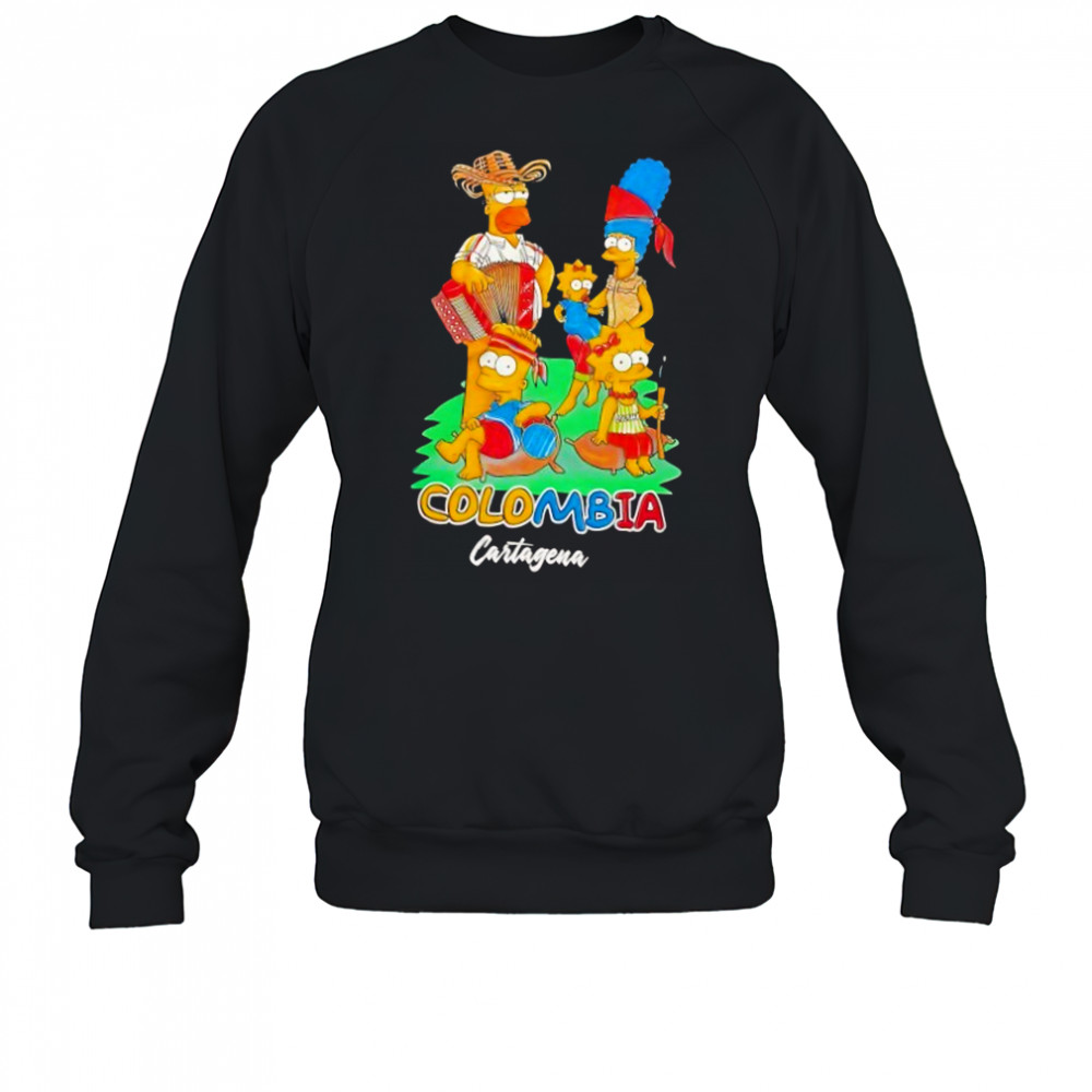 The Simpsons Columbia Cartagena shirt Sweatshirt