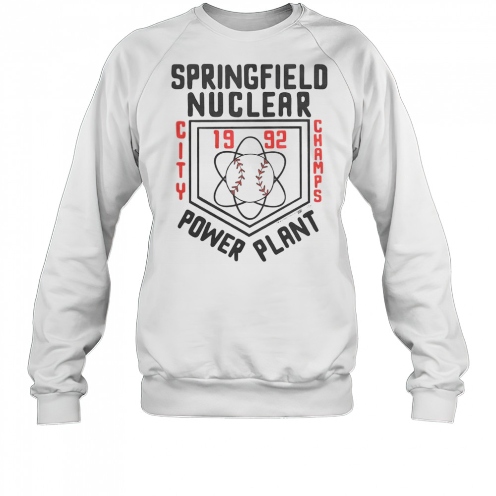 The Simpsons Springfield Nuclear Power Plant City Champs T-Shirt Sweatshirt