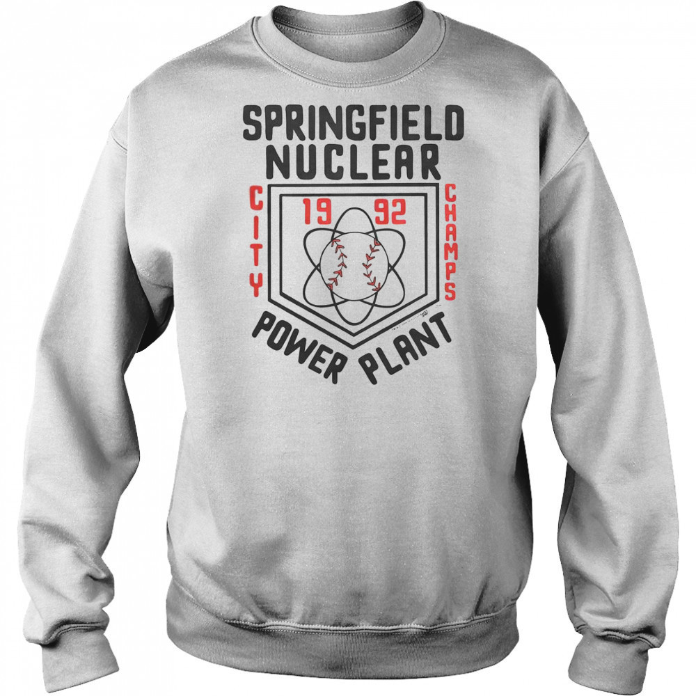 The Simpsons Springfield Nuclear Power Plant City Champs T-Shirt Hoodie