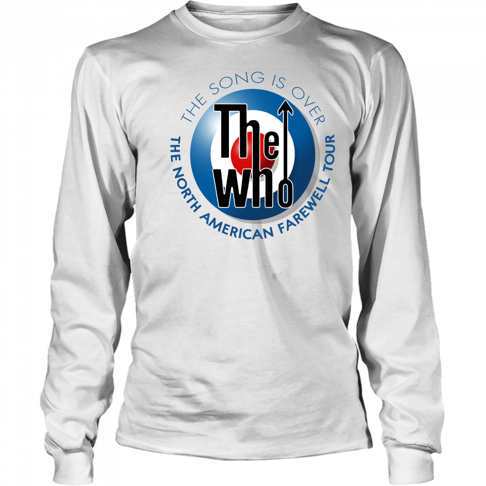 The Who The North American Farewell Tour The Song Is Over 2025 t-shirt Long Sleeved