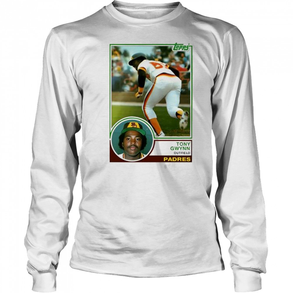 Tony Gwynn Outfield Padres Shirt Long Sleeved