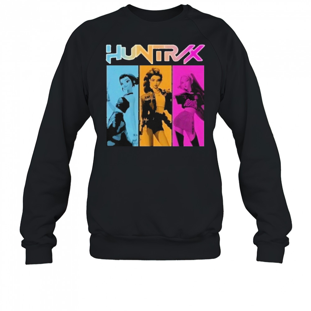 Vintage Huntrix Girls Kpop Demon Hunters Shirt Sweatshirt