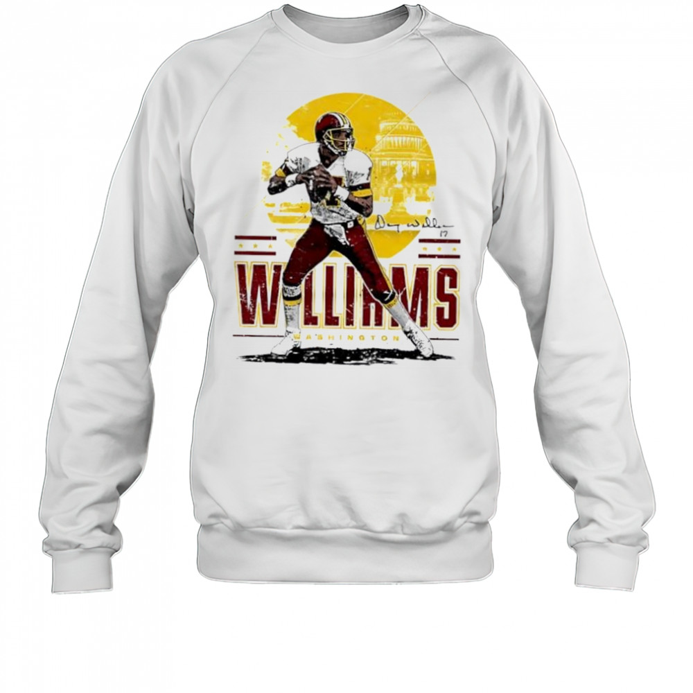 Washington Throwbacks Doug Williams Player Skyline shirt Sweatshirt