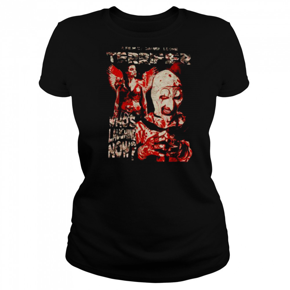 Who’s Laughing Now Grunge Poster Horror Movie T Shirt Women's T-shirt