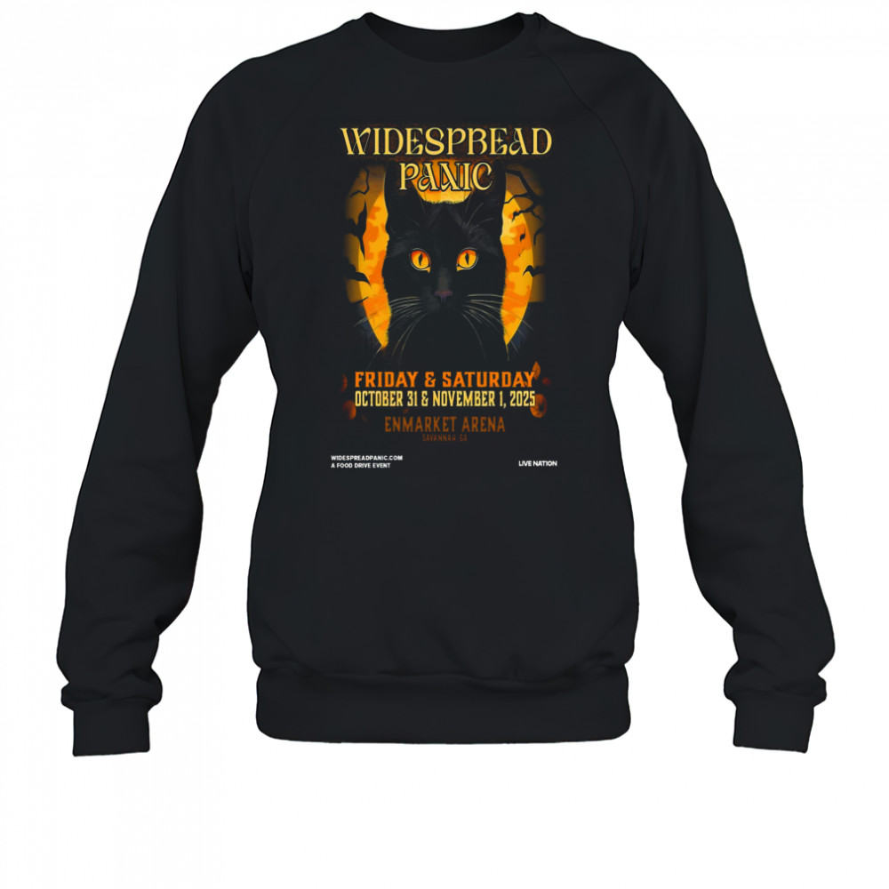 Widespread Panic Tour Poster Savannah Georgia 2025 Concert Shirt Sweatshirt