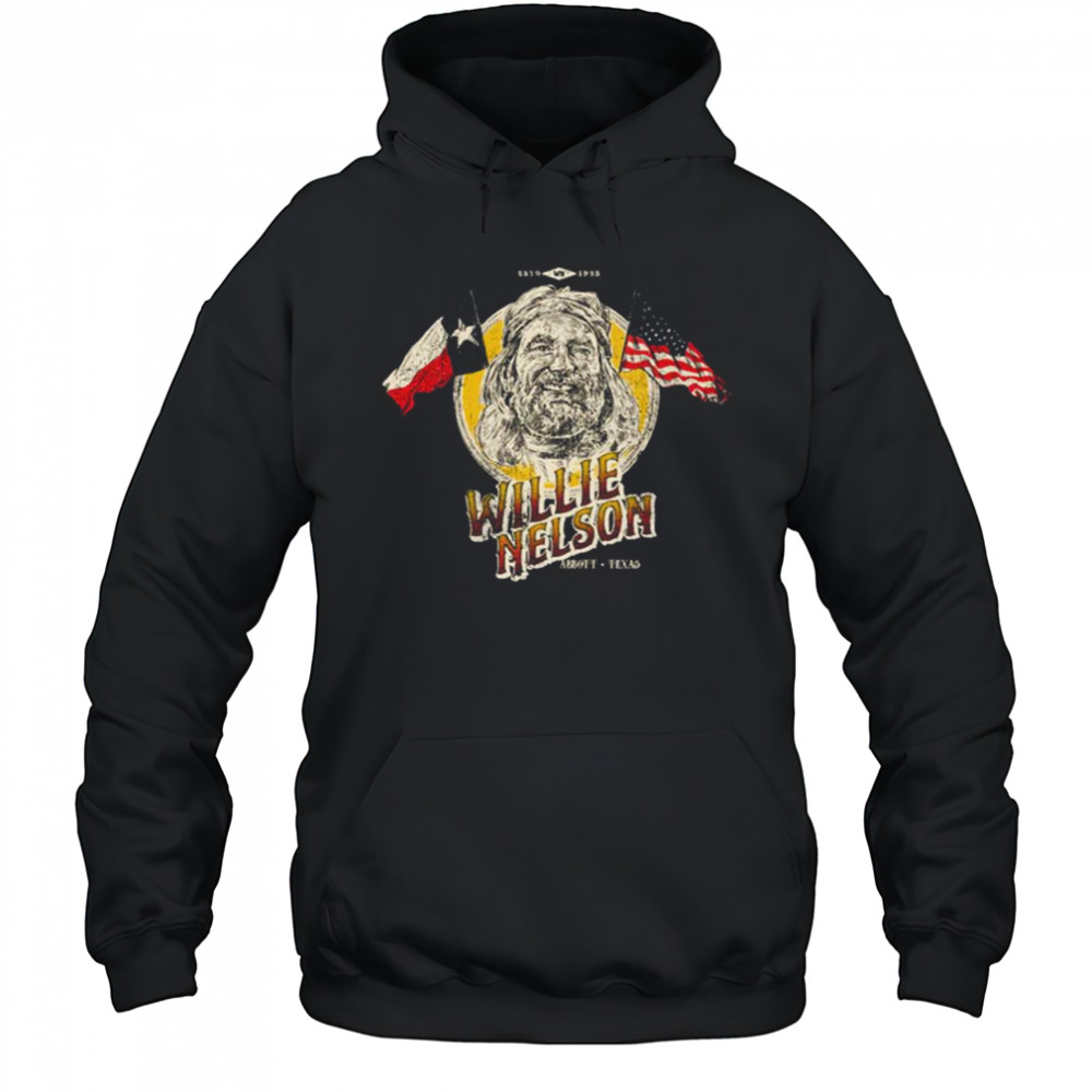 Willie Nelson Flag Portrait Shirt Hoodie