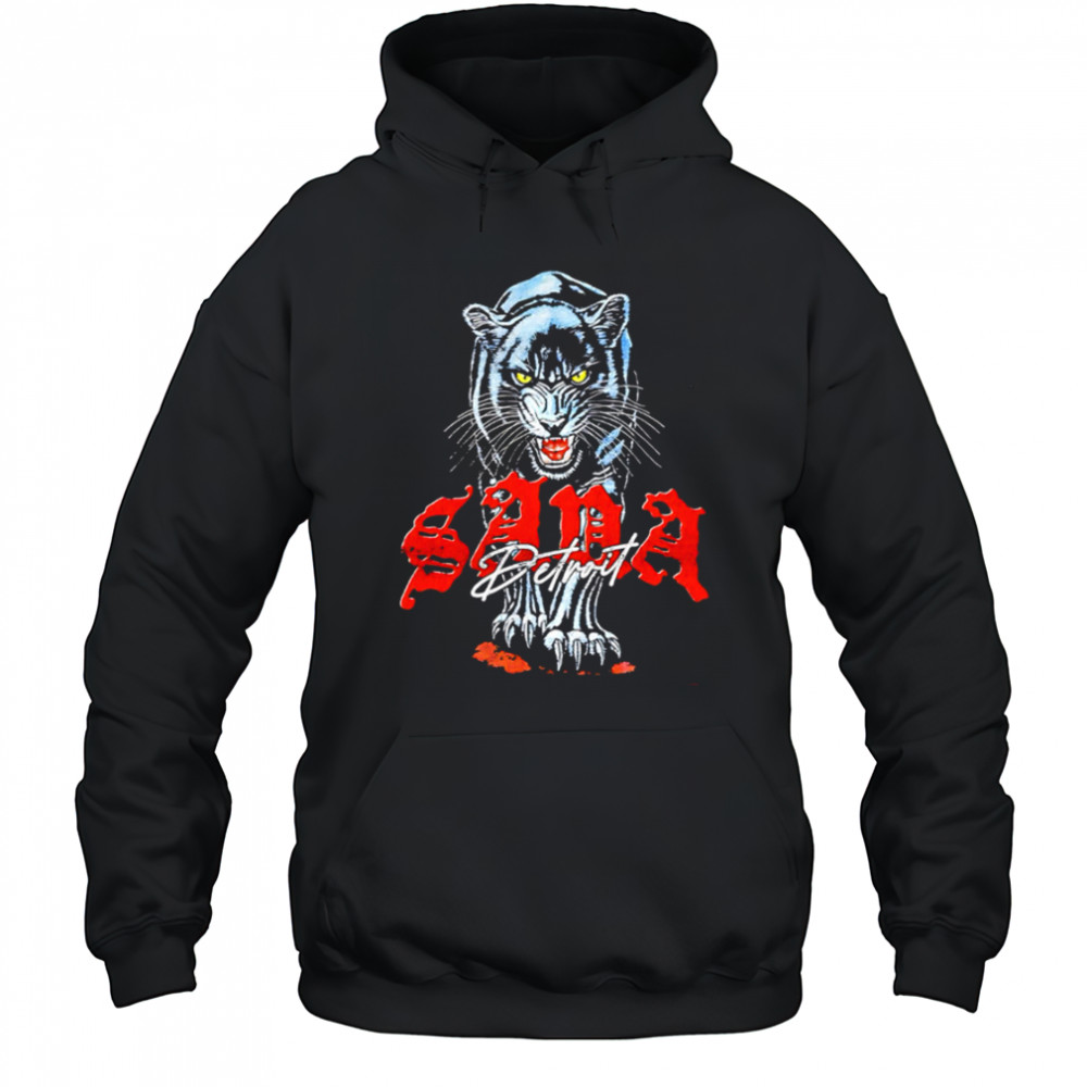 Wolf Black Sana Detroit shirt Hoodie
