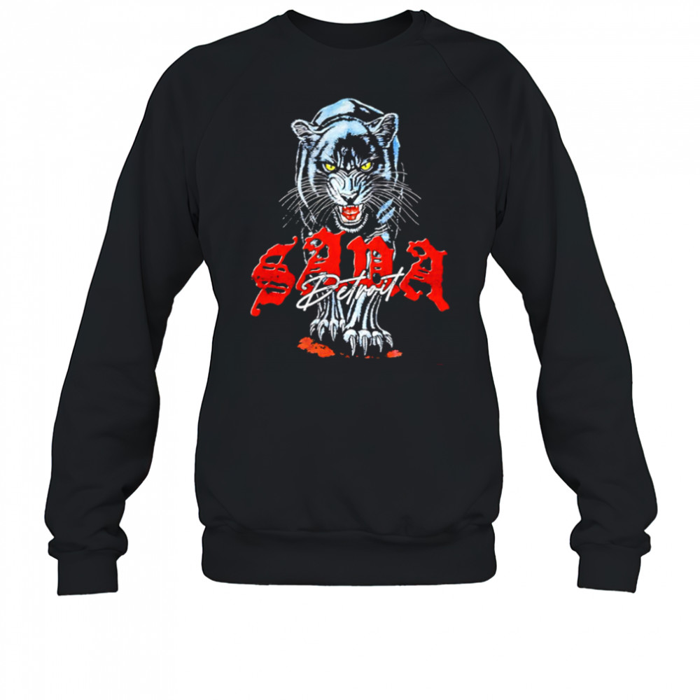 Wolf Black Sana Detroit shirt Sweatshirt