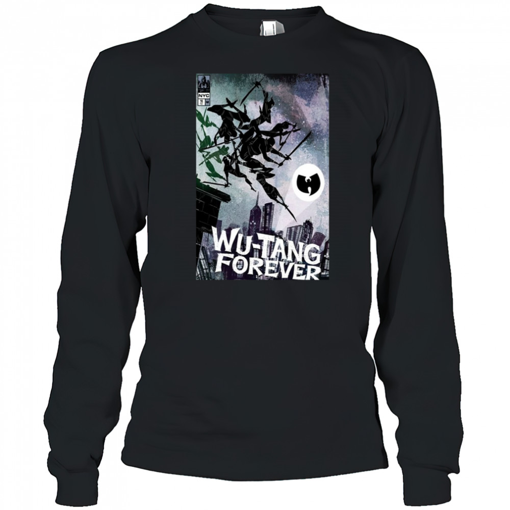 Wu-Tang Clan Tour Poster July 16 2025 New York NY Shirt Long Sleeved