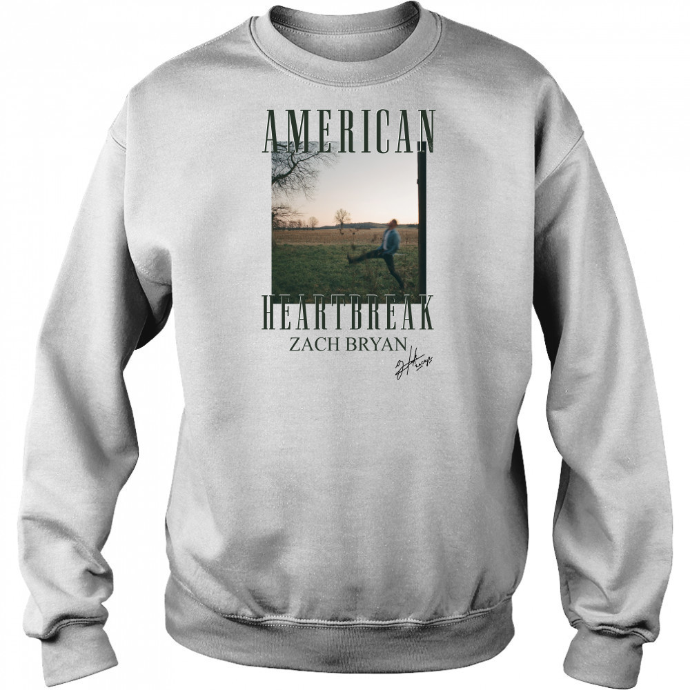 Zach Bryan American Heartbreak Album Cover Shirt Hoodie