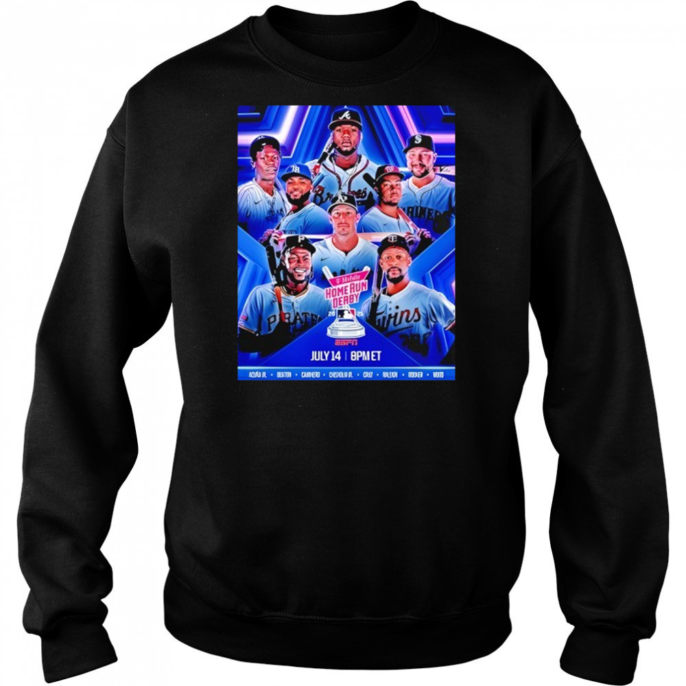 2025 Mlb Home Run Derby Players Shirt Hoodie