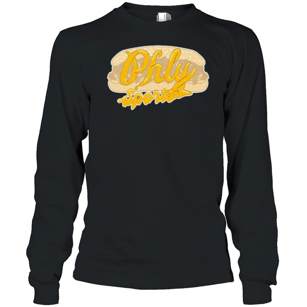 Cheesesteak Phly Sports Shirt Long Sleeved