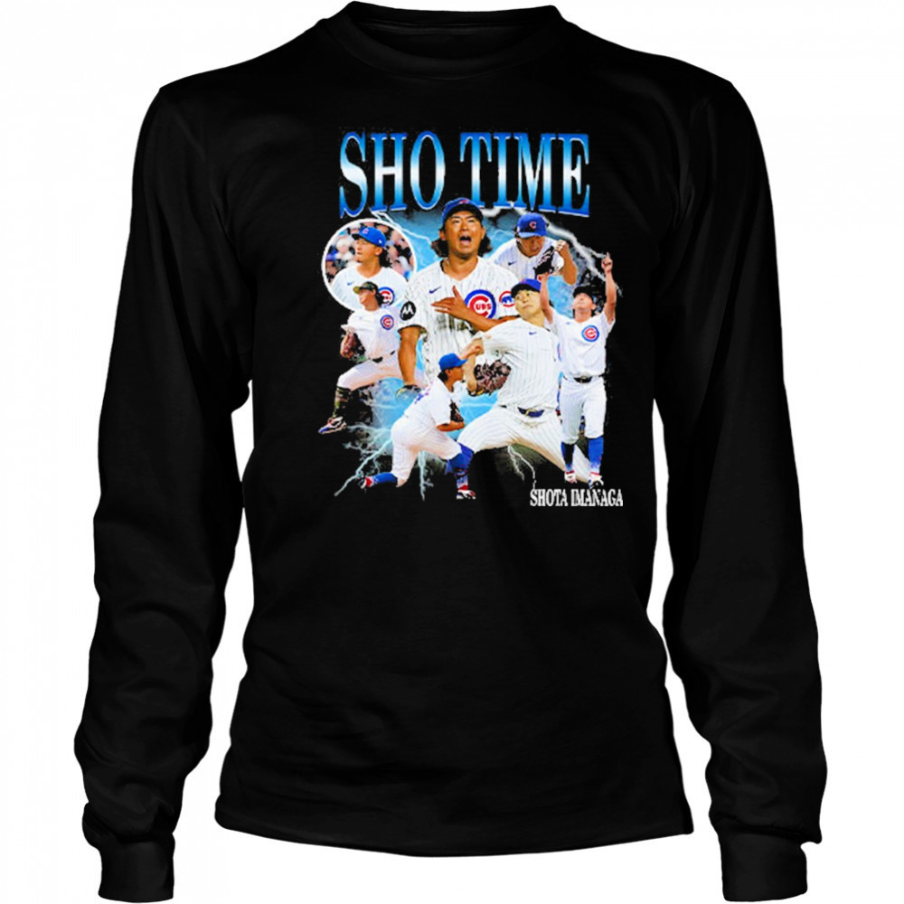 Chicago Cubs Shota Imanaga ‘Sho Time’ T-Shirt Long Sleeved