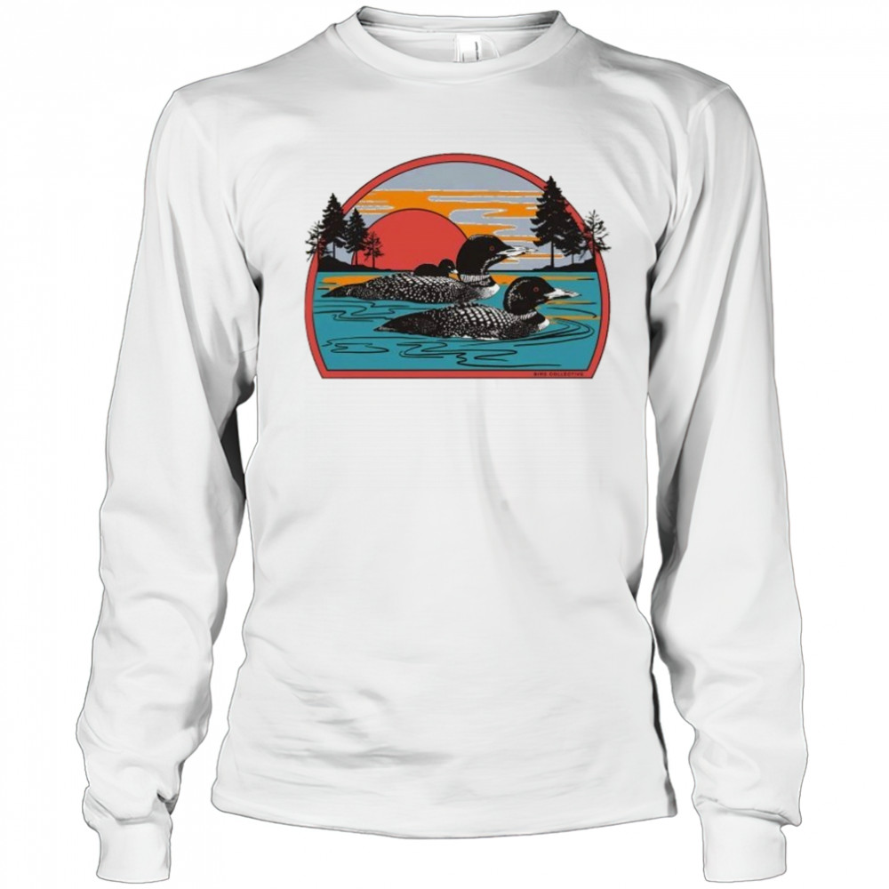 Common Loon Ducks Bird Collective T-shirt Long Sleeved