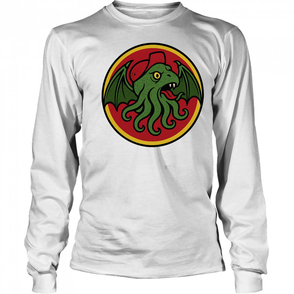 Cthul-oo’s logo shirt Long Sleeved
