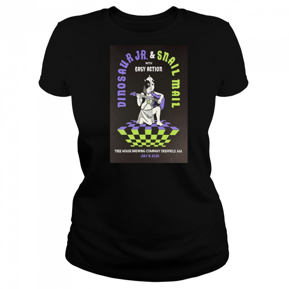 Dinosaur Jr Poster July 15 2025 Tree House Brewing Company Deerfield MA Shirt Women's T-shirt