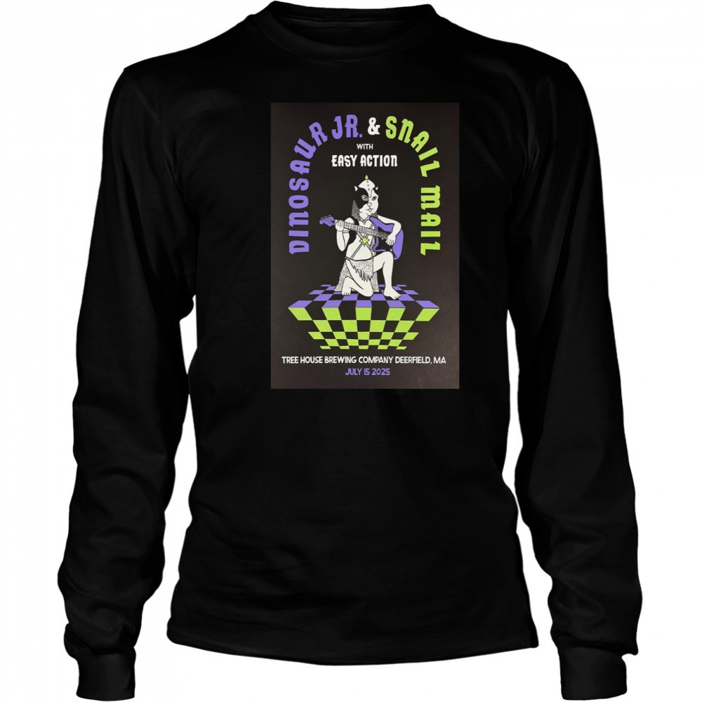 Dinosaur Jr Poster July 15 2025 Tree House Brewing Company Deerfield MA Shirt Long Sleeved