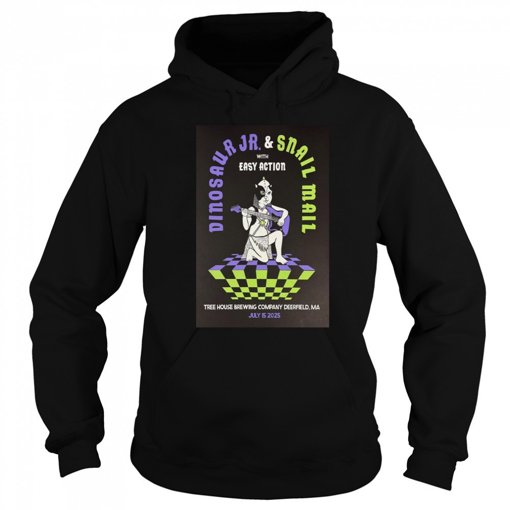 Dinosaur Jr Poster July 15 2025 Tree House Brewing Company Deerfield MA Shirt Sweatshirt