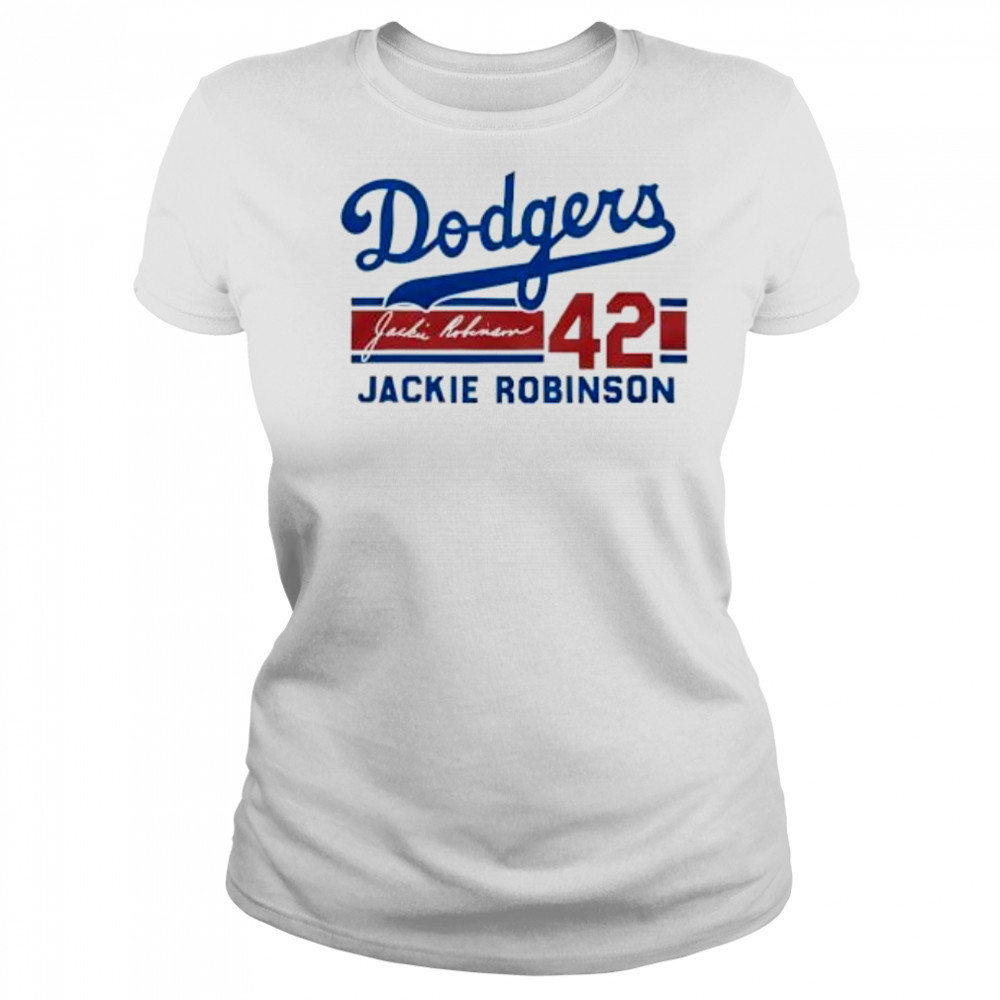 Dodgers Jackie Robinson 42 Signature shirt Women's T-shirt