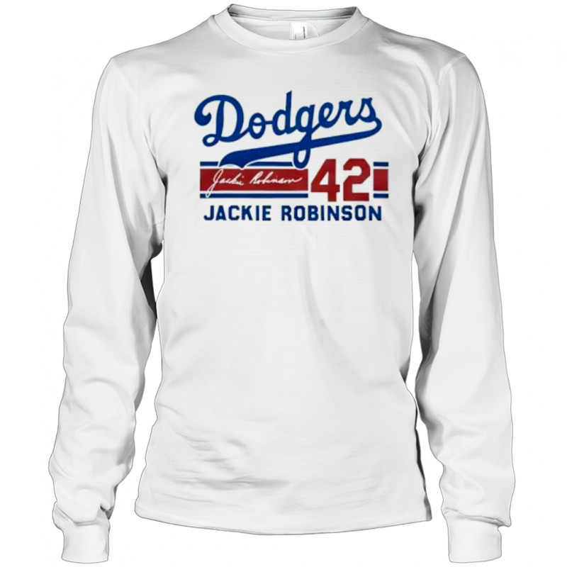 Dodgers Jackie Robinson 42 Signature shirt